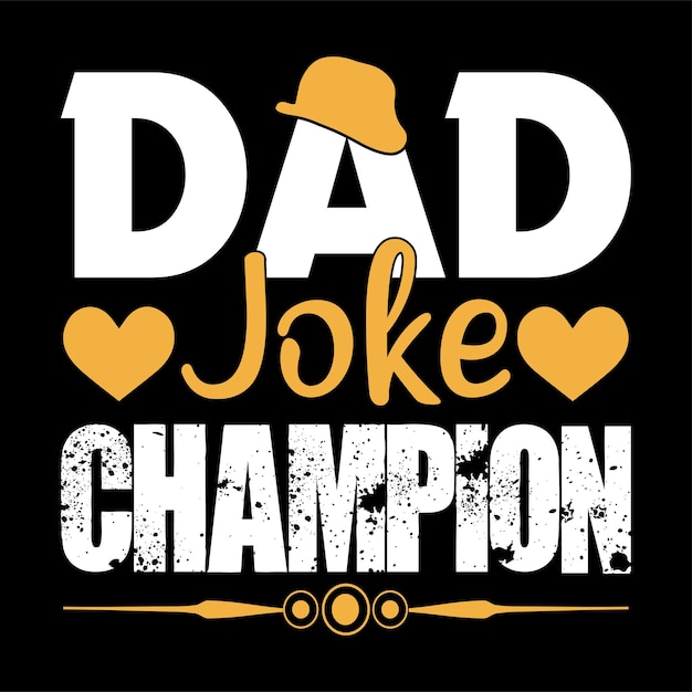 Vector father's day typography tshirt design for tshirt print and other uses of template vector eps file