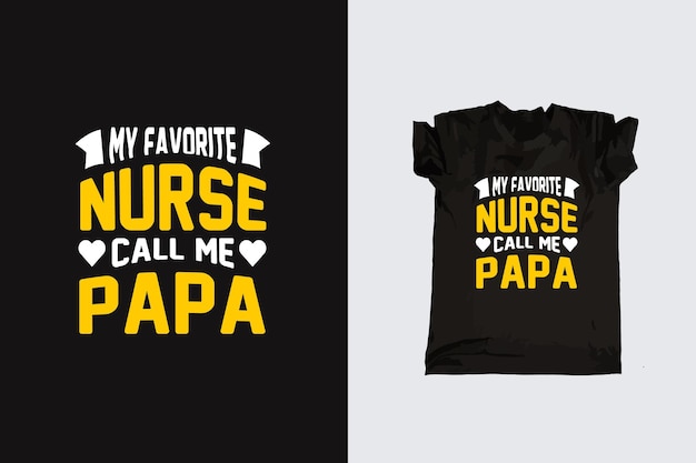 Father's day typography tshirt design