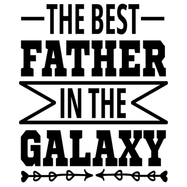 Father's day typography tshirt design