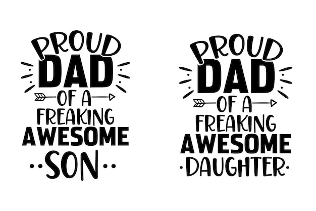 Father's day vector design