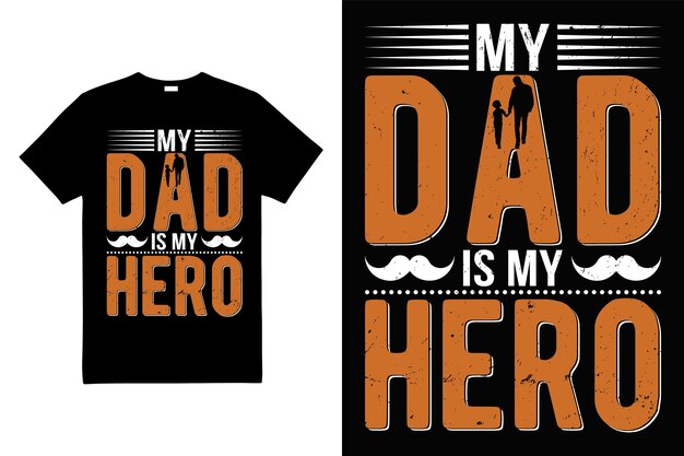 Father t-shirt design typography vintage template image