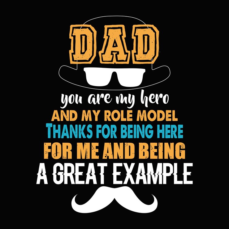 Vector father t-shirt design