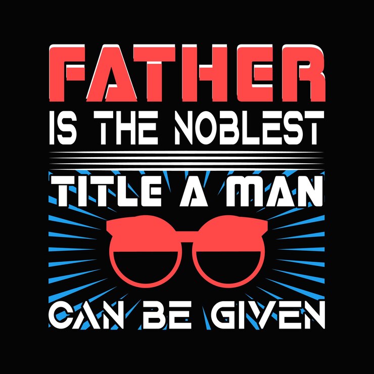 Vector father t-shirt design