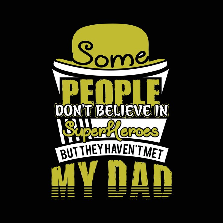 Vector father t-shirt design