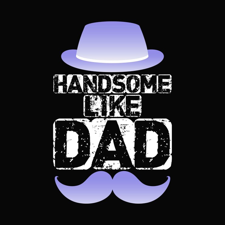 Vector father t-shirt design