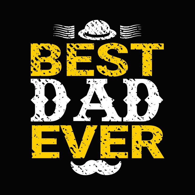 Vector father t-shirt design