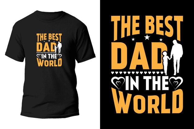 Vector father tshirt design