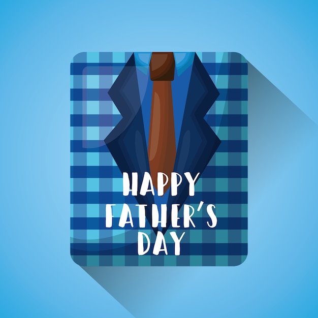 Fathers day celebration card