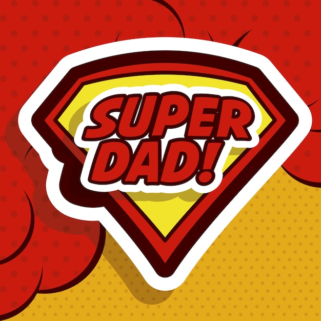 Vector fathers day design