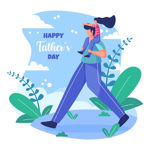 Fathers Day Illustration