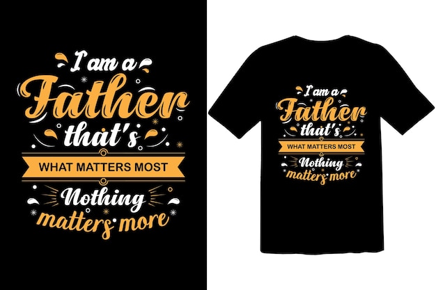 父の日のレタリングのタイポグラフィの引用またはTシャツのデザイン