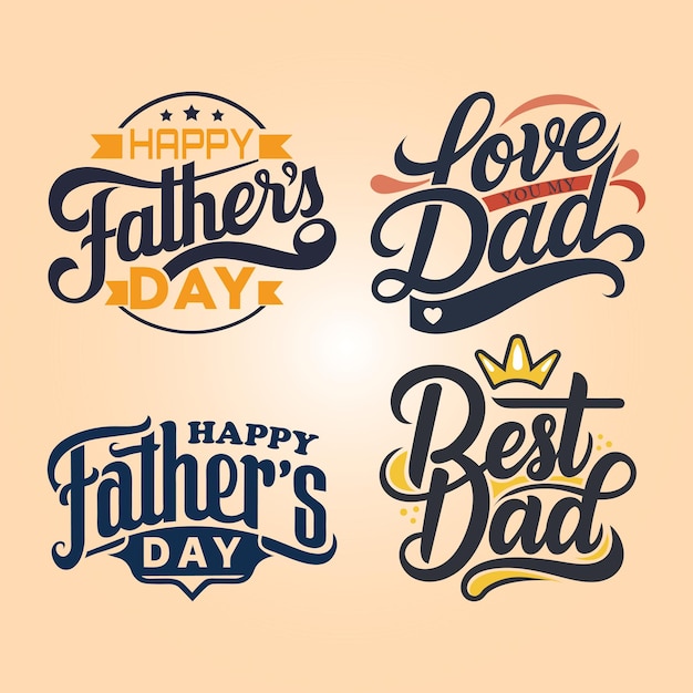 Fathers Day letterontwerpen
