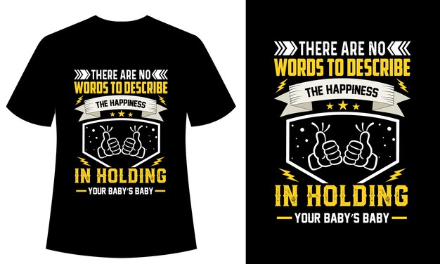 아버지의 날, 어머니의 날, 조부모의 날, 할아버지, 할머니 타이포그래피 tshirt 디자인