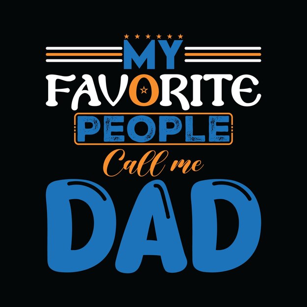 Vector fathers day new t shirt design
