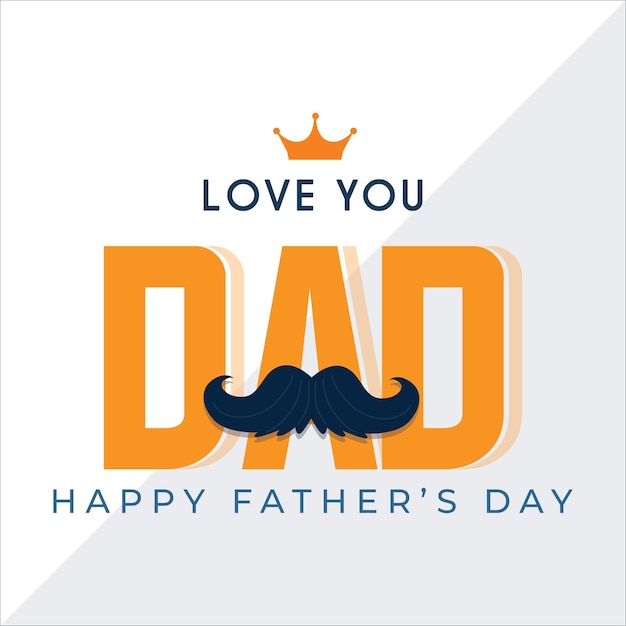 Vector fathers day post