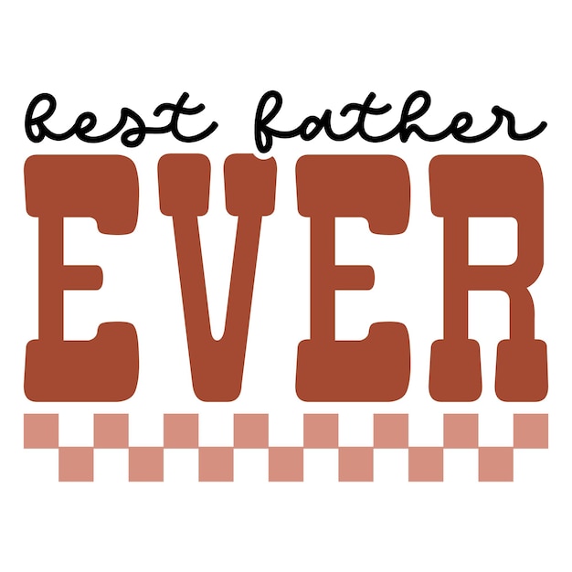 Fathers day retro svg design and digital download