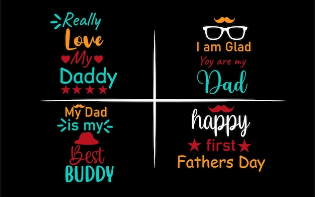 Fathers day svg design bundle vol3