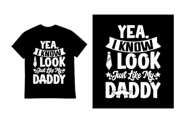 Vector fathers day tshirt design vector