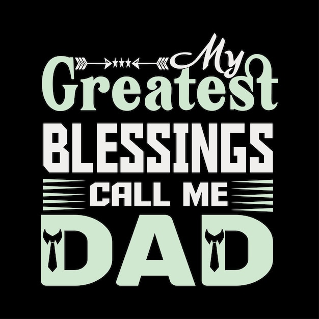 Fathers day tshirt design vector