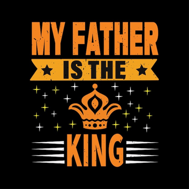 Fathers day tshirt design vector