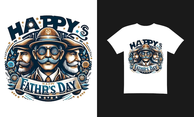 Vector fathers day tshirt design