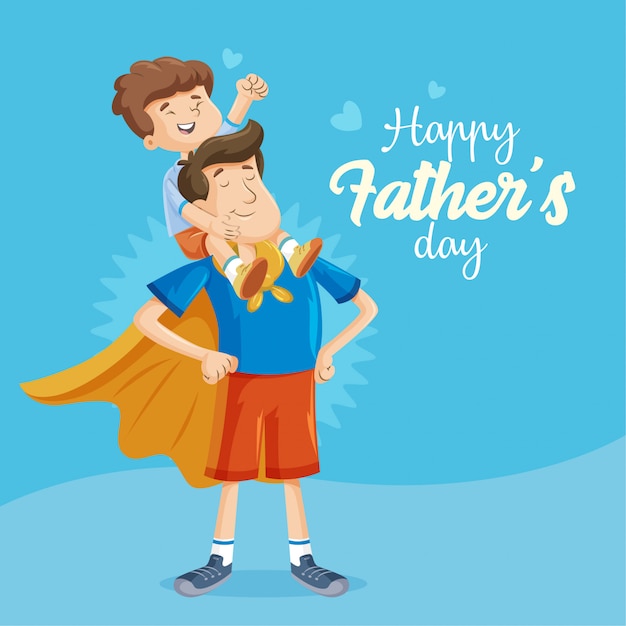 Vector fathers day