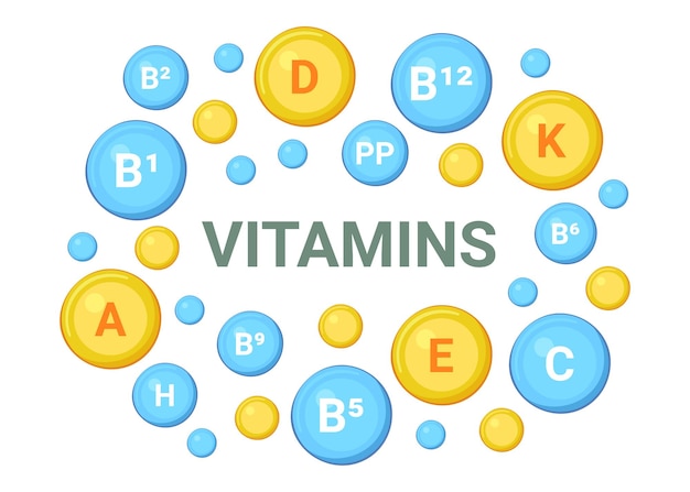 Set di vitamine liposolubili e idrosolubili multi capsula integratore supporto multivitaminico per la salute