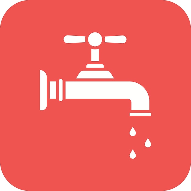 Faucet vector icon Can be used for Construction Tools iconset