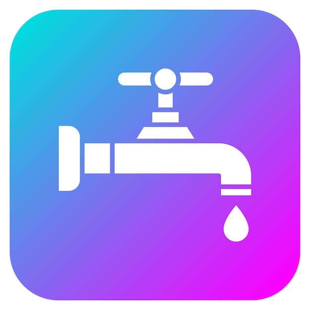 Vector faucet vector icon can be used for firefighter iconset