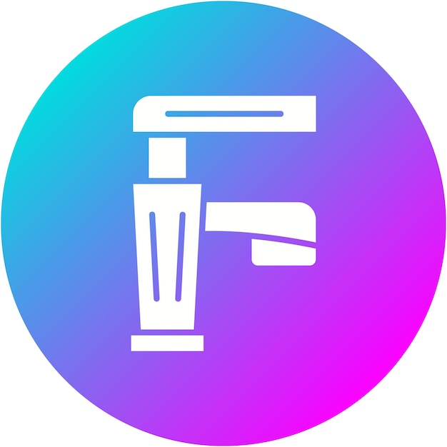 Faucet vector icon can be used for homeware iconset