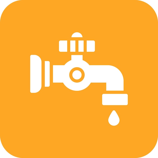 Vector faucet vector icoon illustratie van homeware icoonset