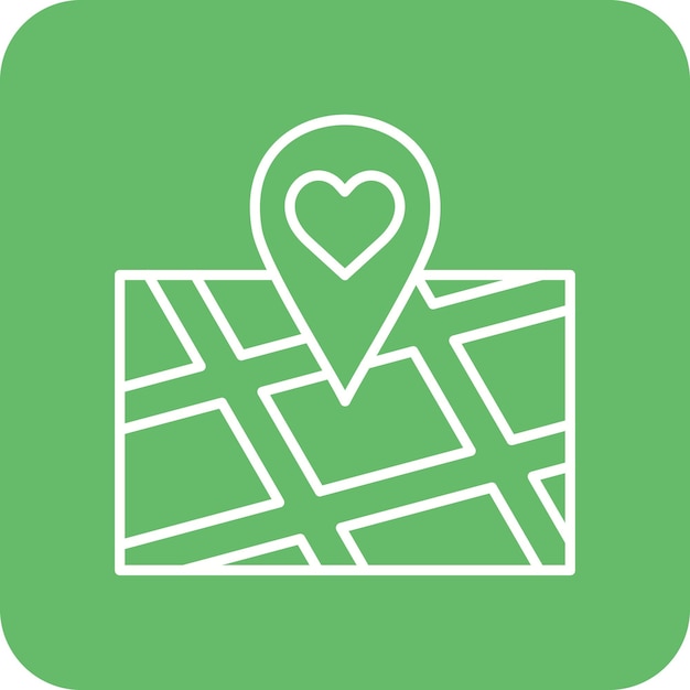 Вектор favorite location icon