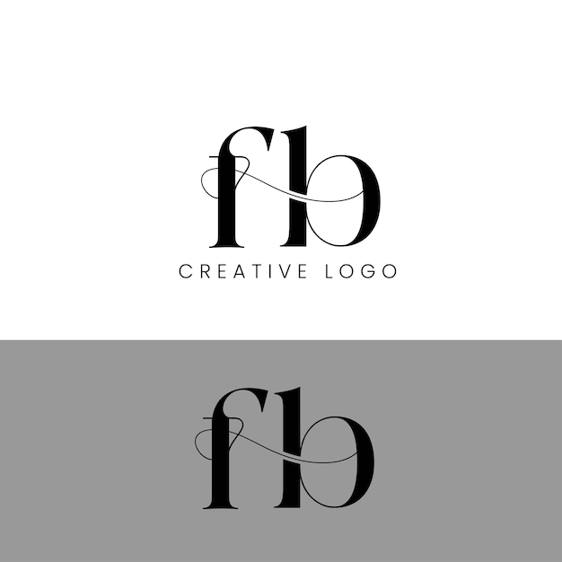 fb initial letter logo design