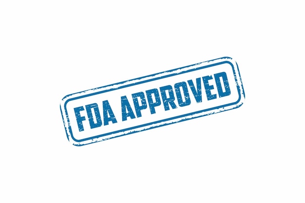 FDA 승인 그런 지 고무 스탬프