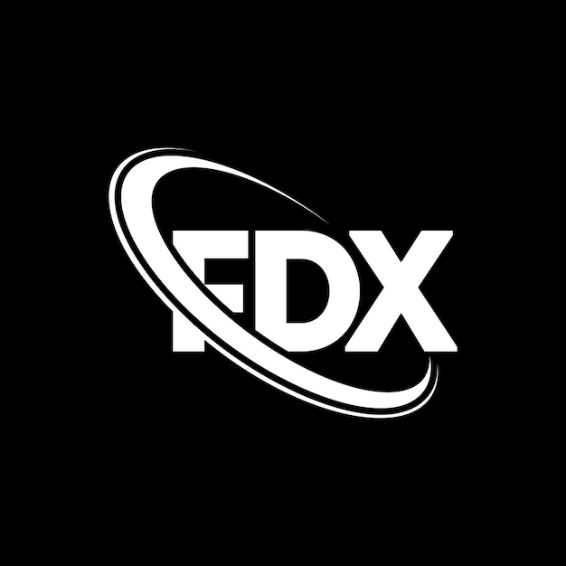 FDX logo FDX letter FDX letter logo design Initials FDX logo linked with circle and uppercase monogram logo FDX typography for technology business and real estate brand