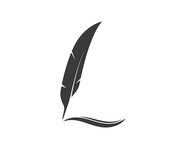 Vector feather icon illustration vector template