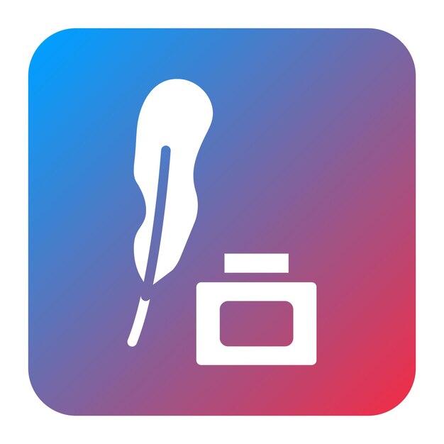 Feather icon vector afbeelding Kan worden gebruikt voor Mining And Crafting
