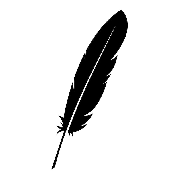 Feather Logo Template Vector Icon Ontwerp