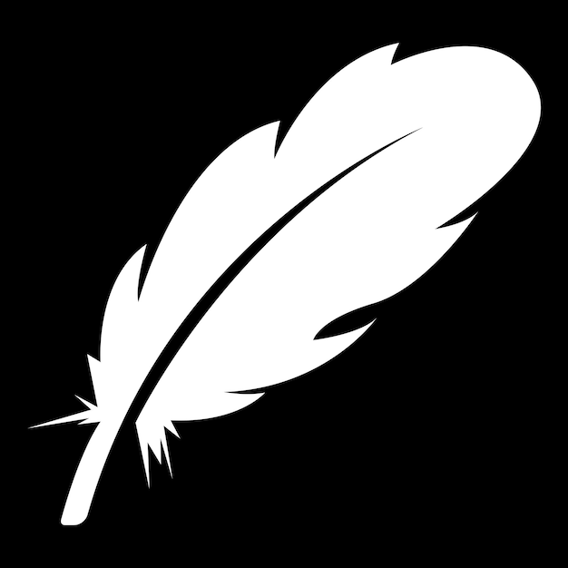 Feather Logo Template Vector Icon Ontwerp