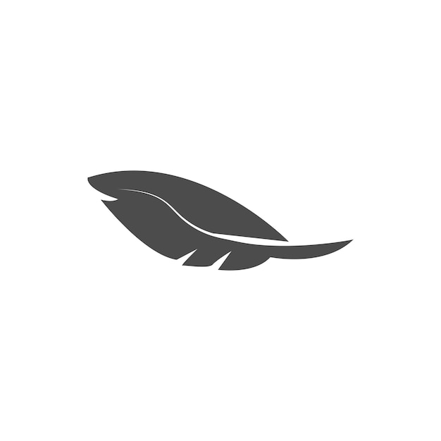 Feather logo and vector template