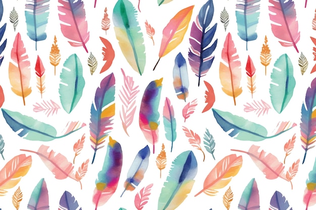 Vector feather pattern fullcolor 2