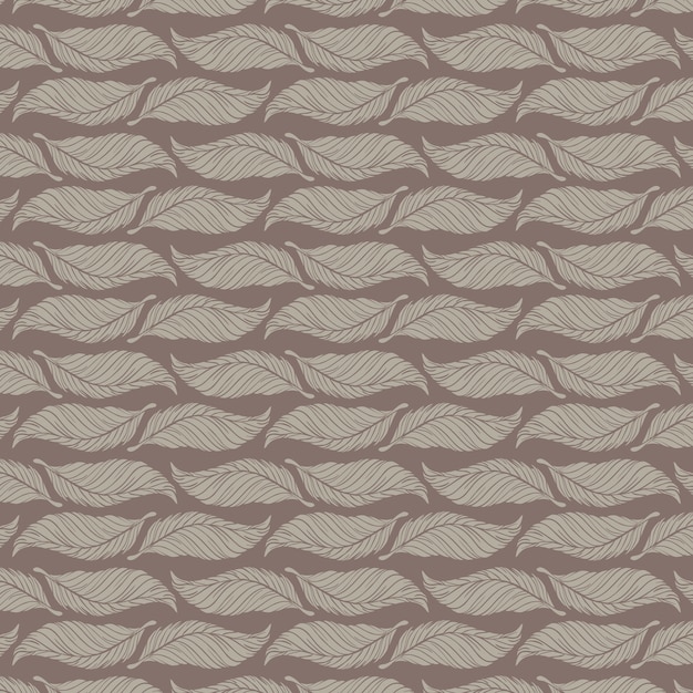 Vector feather pattern