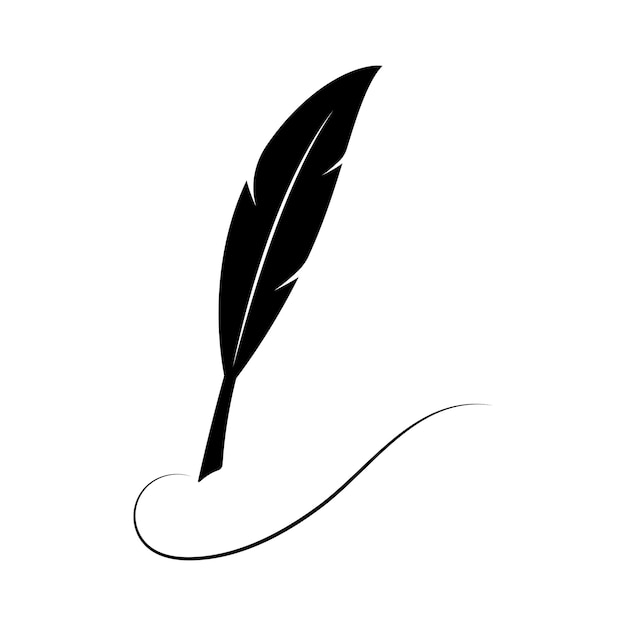 Feather pen logo