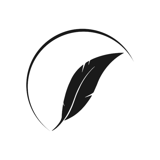 feather quill pen logo