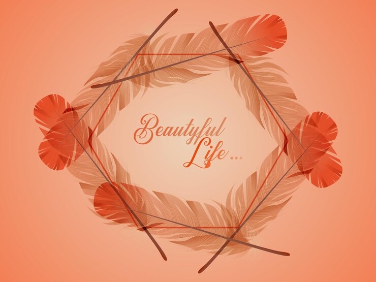 Vector feathers background design vector eps