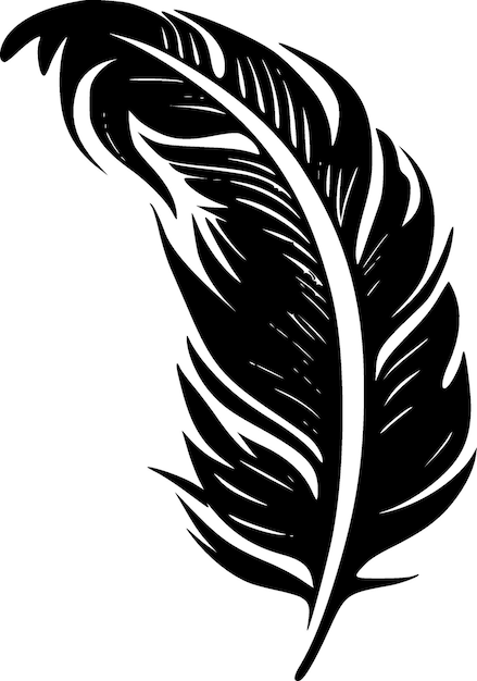 Vector feathers high quality vector logo vector illustration ideal for tshirt graphic