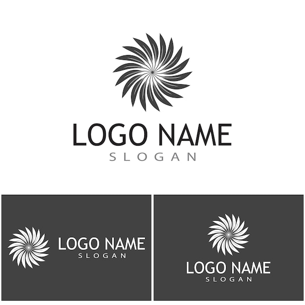 Feathers Logo Template vector symbol nature