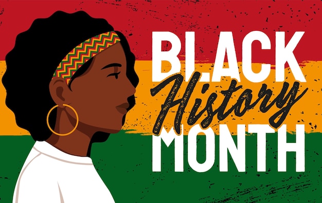 February is National Black History Month Holiday concept