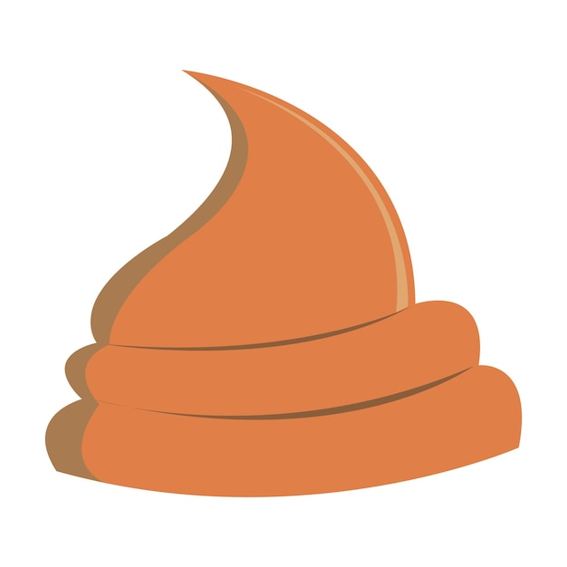 Feces icon logo vector design template