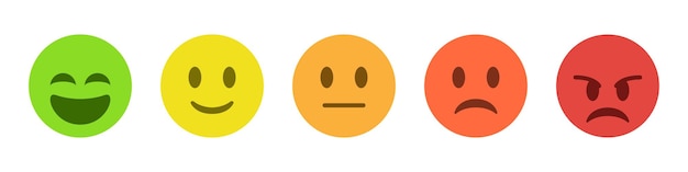 feedback emojis icoon pakket